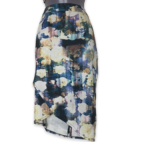 Robert Rodriguez floral midi skirt size 16 nwot